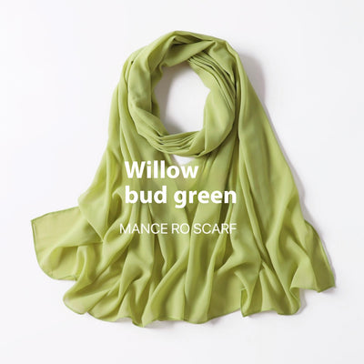 Pañuelo Chiffon Perla Multiuso - Velo Elegante para Cabello y Cuello - Image 20