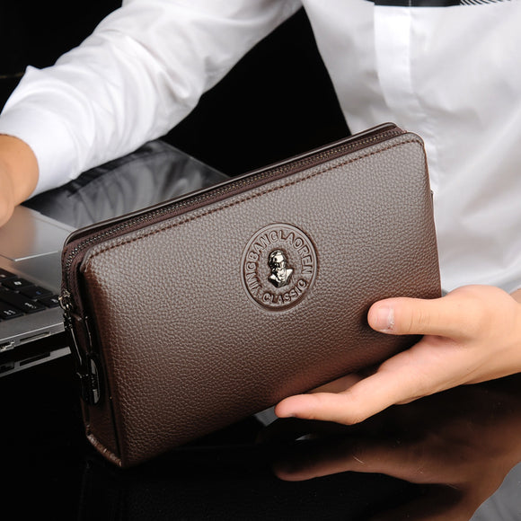 Cartera Ejecutiva de Cuero Suave para Hombre