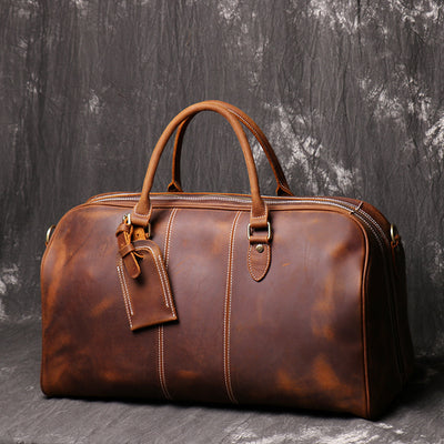Bolsa de Viaje Crossbody de Cuero para Hombre - Image 7
