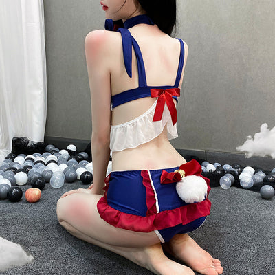 Conjunto de Lencería Sexy Premium con Diseño de Uniforme Escolar - Image 4