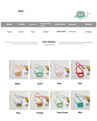 Bolsa Crossbody de Silicona Mini Adorable para Niños - Image 13