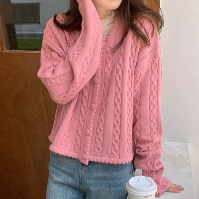Cardigan Suéter Azul Leche Mujer - Abrigo Ligero y Cómodo - Image 9