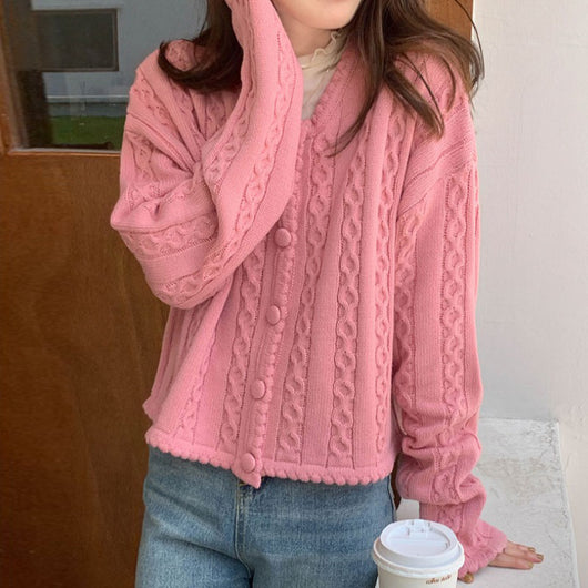 Cardigan Suéter Azul Leche Mujer - Abrigo Ligero y Cómodo - Image 9
