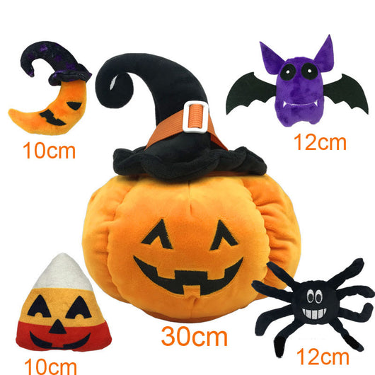 Almohada Peluche Calabaza con Gorro de Halloween - Image 16