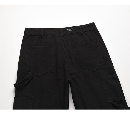 Pantalones Cargo Jeans Sueltos de Cadena Estilo Urbano - Image 9