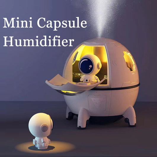 Humidificador Portátil USB Astronauta con Luz LED Colorida 220ML