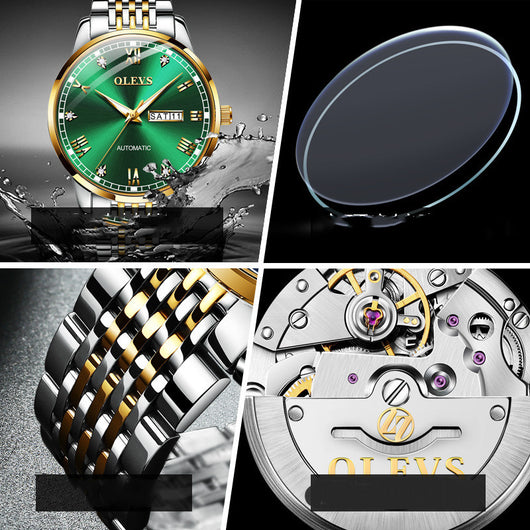 Reloj Automático Mecánico para Hombre Resistente al Agua - Image 11
