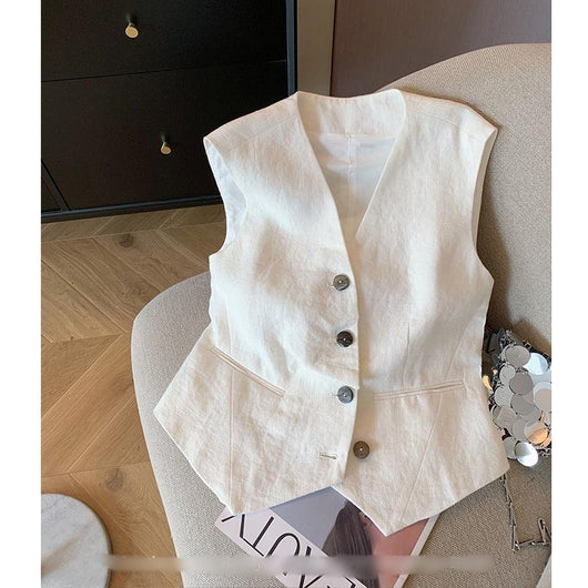 Old Women's Stylish Elegant Sleeveless Vest