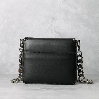 Bolso Crossbody Cuadrado Transparente con Cadena Acrílica para Mujer - Image 4