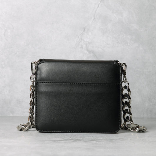 Bolso Crossbody Cuadrado Transparente con Cadena Acrílica para Mujer - Image 4