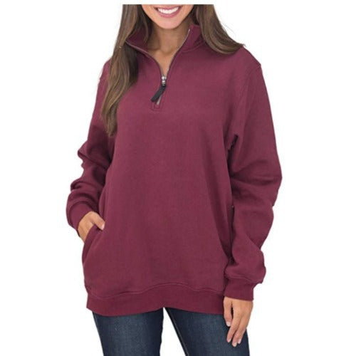 Sudadera con Cierre y Bolsillos de Manga Larga - Image 11