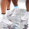 Calcetines Bajos de Algodón con Rayas Azules Dobles - Luokou