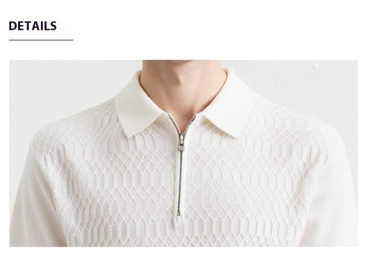 Polo Slim Fit con Textura Twist - Diseño Minimalista y Versátil - Image 19