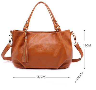 Bolso Bandolera de Cuero Genuino para Mujer - Diseño Diagonal Minimalista - Image 10