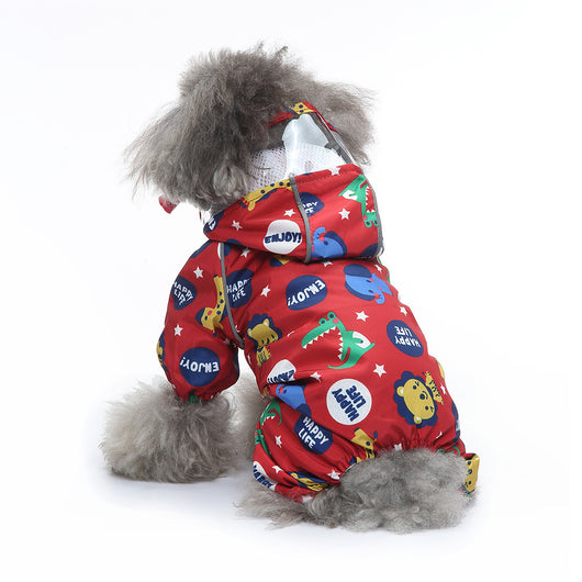 Impermeable Reflectante para Perros Cuatro Patas - Diseño Universal Todo Clima - Image 8