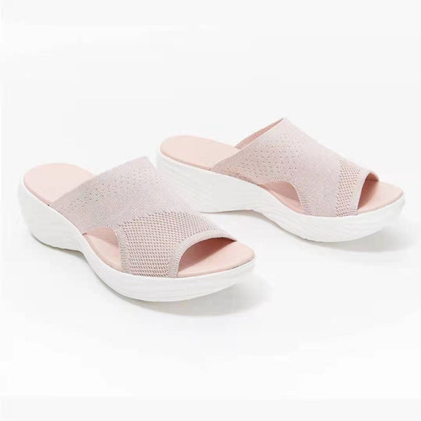 Sandalias Plataforma Tejidas Ligeras para Mujer - Comodidad Casual