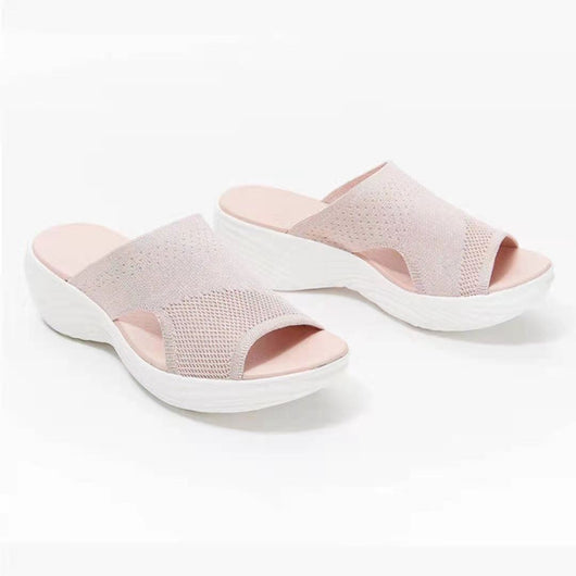 Sandalias Plataforma Tejidas Ligeras para Mujer - Comodidad Casual - Image 2