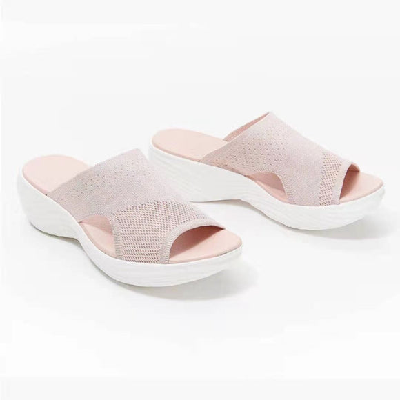 Sandalias Plataforma Tejidas Ligeras para Mujer - Comodidad Casual