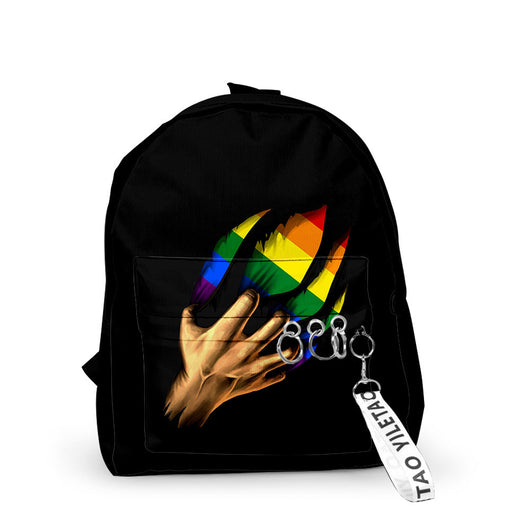 Mochila Escolar Unisex con Impresión 3D Digital - Estilo Moderno para Estudiantes - Image 6