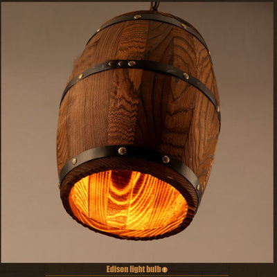 Lámparas de Techo Rústicas de Barril de Vino - Diseño Artesanal Único - Image 7
