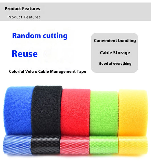 Correa Adhesiva Velcro Reutilizable de Doble Cara - Image 21