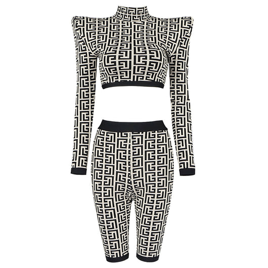 Conjunto Otoñal Slim Fit con Blusa y Shorts Elásticos - Image 15