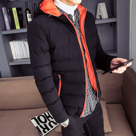 Abrigo de Plumas con Capucha para Hombre Tallas Grandes