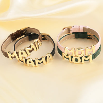Pulsera Correa de Cuero Mamá para el Día de la Madre - Image 10