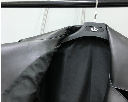 Chaqueta de Cuero Corta Suelta para Mujer - Image 11