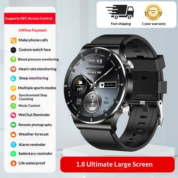 Reloj Inteligente Deportivo con Llamadas Bluetooth, Monitor de Frecuencia Cardíaca y Glucosa - Image 6