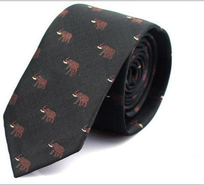 Corbata Estrecha Casual con Diseño Cartoon Versátil y Moderno - Image 8