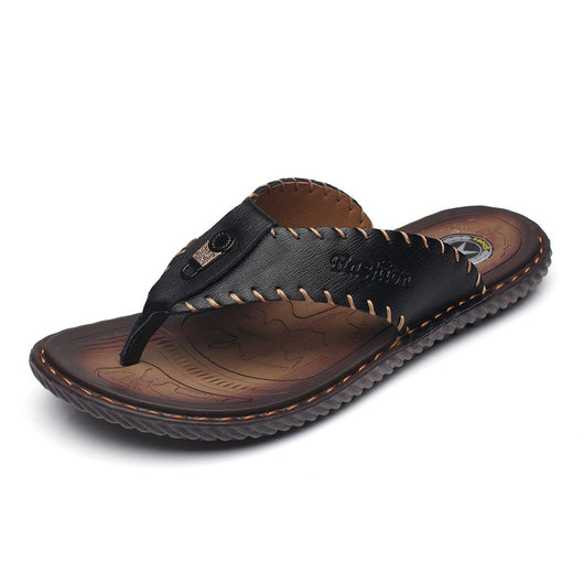 Sandalias de Cuero para Hombre con Suela Antideslizante - Cómodas y Versátiles - Image 11