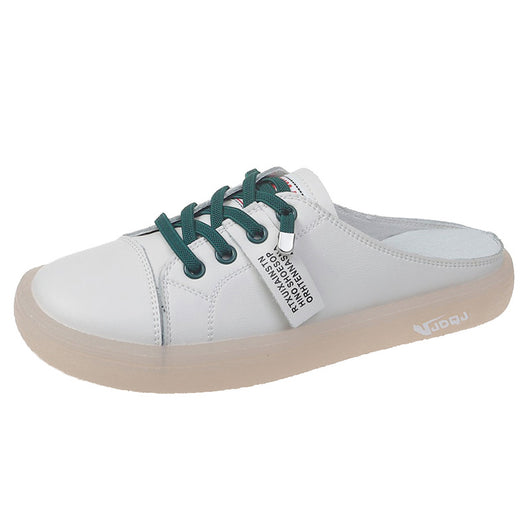 Zapatos Cómodos de Viscosa con Suela Doble - Diseño Minimalista Verde - Image 2