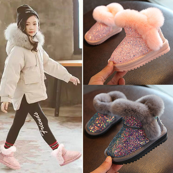 Botas de Terciopelo Plus Cálidas e Impermeables
