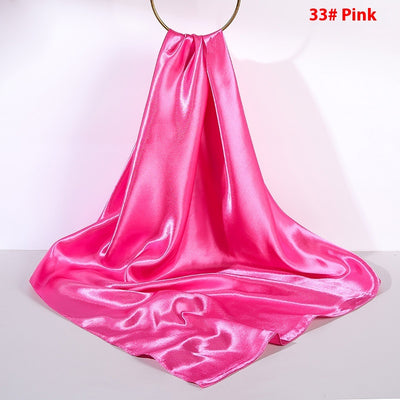 Pañuelo de Seda Artificial 90cm Satinado Brillante - Elegancia Pura - Image 36