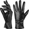Guantes de Cuero Cálidos para Invierno Mujer
