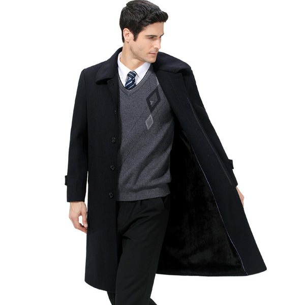 Abrigo Largo de Lana Hasta la Rodilla - Elegancia Atemporal