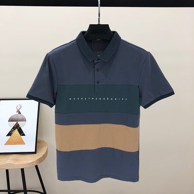Polo Clásico de Bloques de Color para Hombre