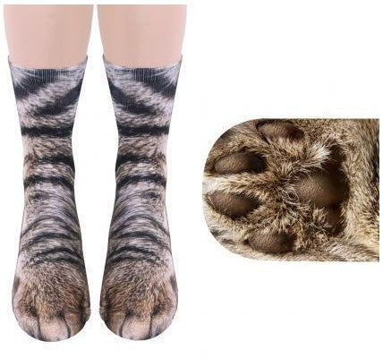 Calcetines Largos Unisex con Diseño de Garras de Gato 3D - Image 3