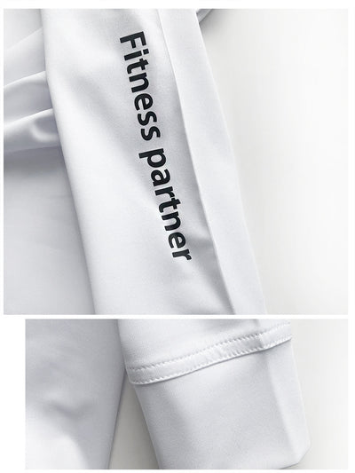 Camiseta Deportiva Manga Larga Suelta para Hombre de Secado Rápido - Image 3