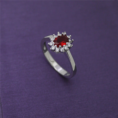 Anillo de Compromiso Zafiro Azul Oro - Diseño Europeo de Lujo - Image 6