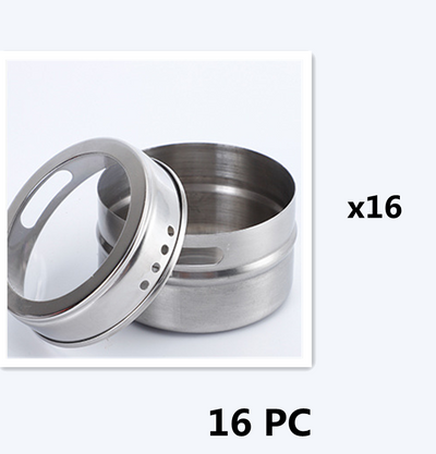 Frasco de Especias de Acero Inoxidable con Visor Transparente - Image 22