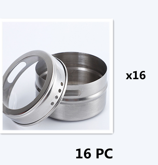 Frasco de Especias de Acero Inoxidable con Visor Transparente - Image 22