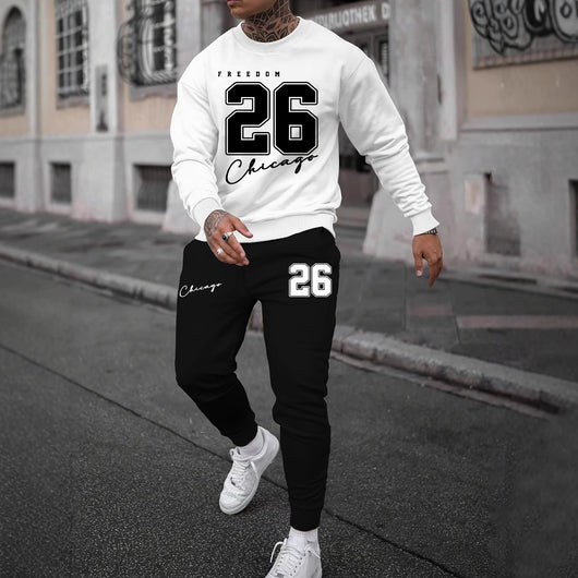 Suéter Deportivo Retro con Estampado Digital para Hombre - Image 4