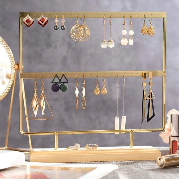 Organizador de Aretes con Soporte de Exhibición