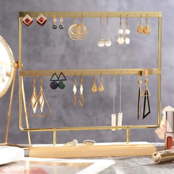 Organizador de Aretes con Soporte de Exhibición