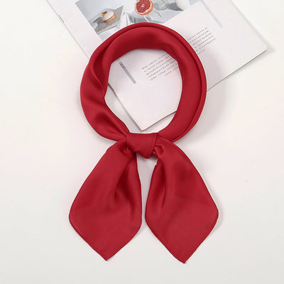 Pañuelo de Satén Liso Versátil y Elegante - Image 15