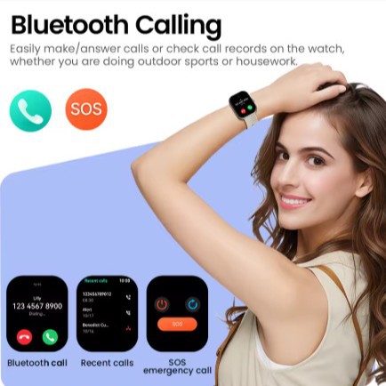 Reloj Inteligente Haylou S6S003 con Bluetooth y Correa de Silicona