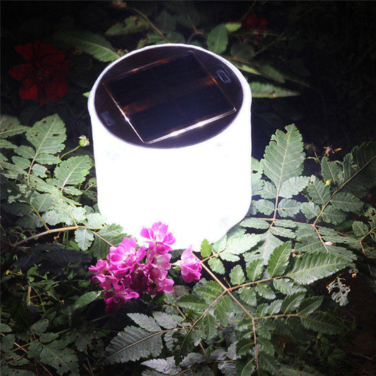 Lámpara Solar LED Inflable Plegable para Jardín y Emergencias