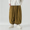 Pantalones Harem Sueltos para Hombre con Puños Elásticos